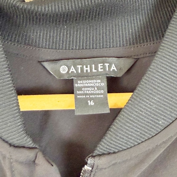Athleta Brooklyn Black Utility Jumpsuit Size 16 - Picture 3 of 6